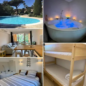 La Badine 5p Piscine Clim Jacuzzi Parc Luxuriant Hyères